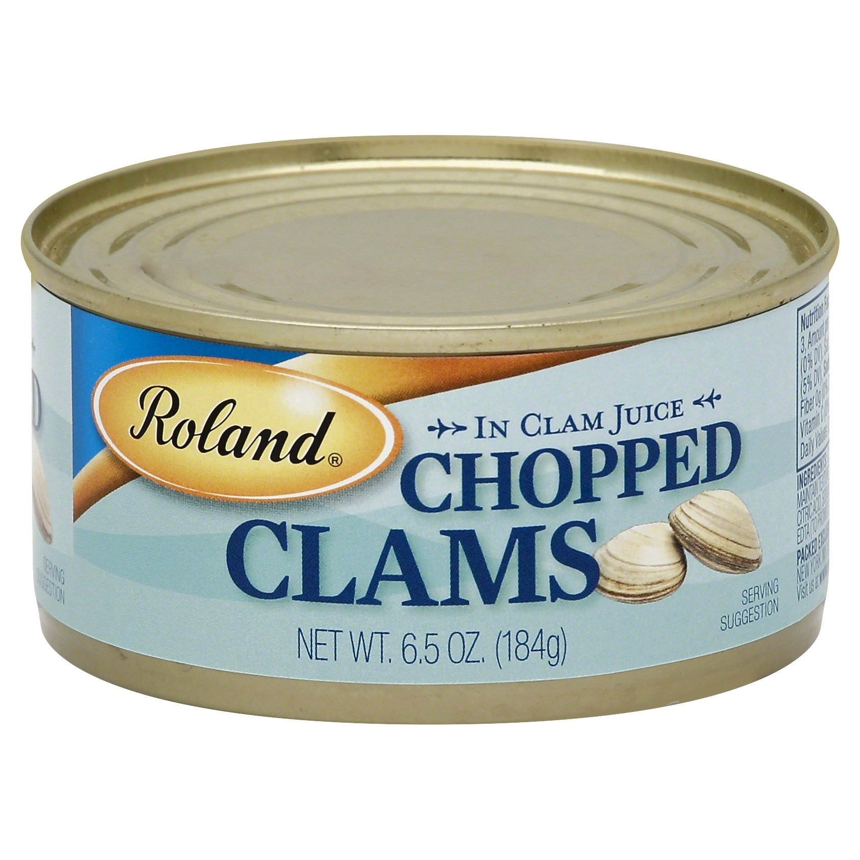 slide 1 of 1, Roland Chopped Clams In Clam Juice, 6.5 oz