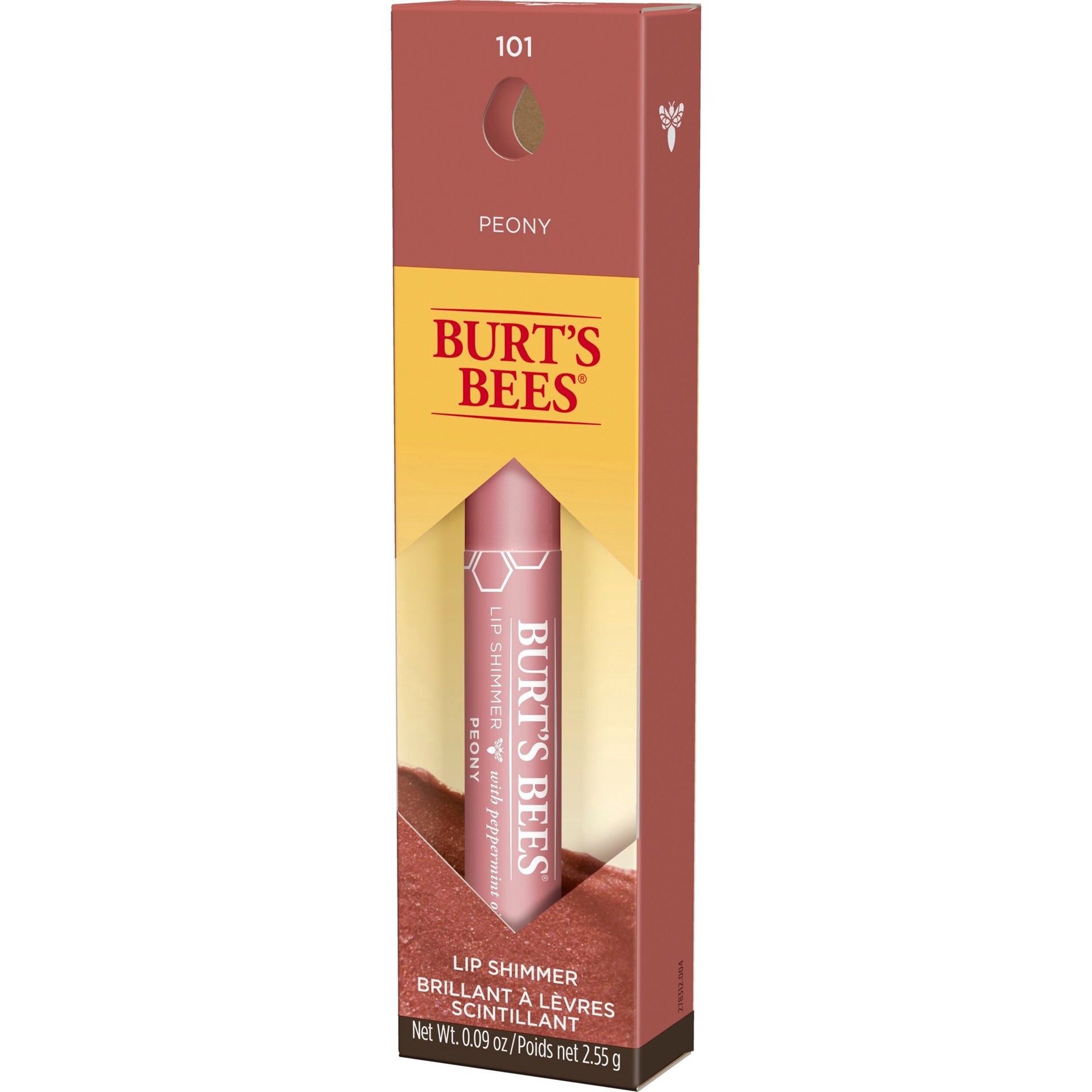 slide 14 of 14, Burt's Bees Peony Lip Shimmer 0.09 oz, 0.09 oz