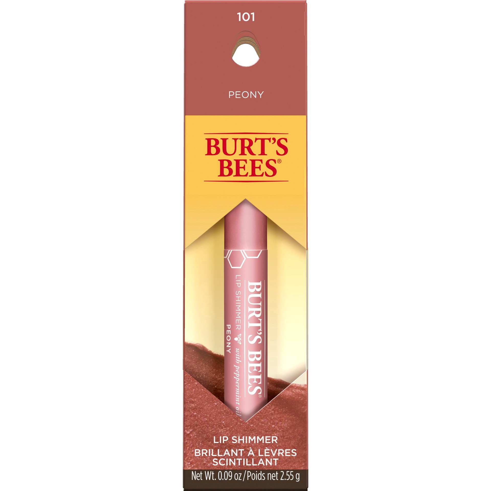 slide 7 of 14, Burt's Bees Peony Lip Shimmer 0.09 oz, 0.09 oz