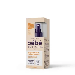bebe Bottoms Diaper Rash Creme Spray 10% Oxide 50ML