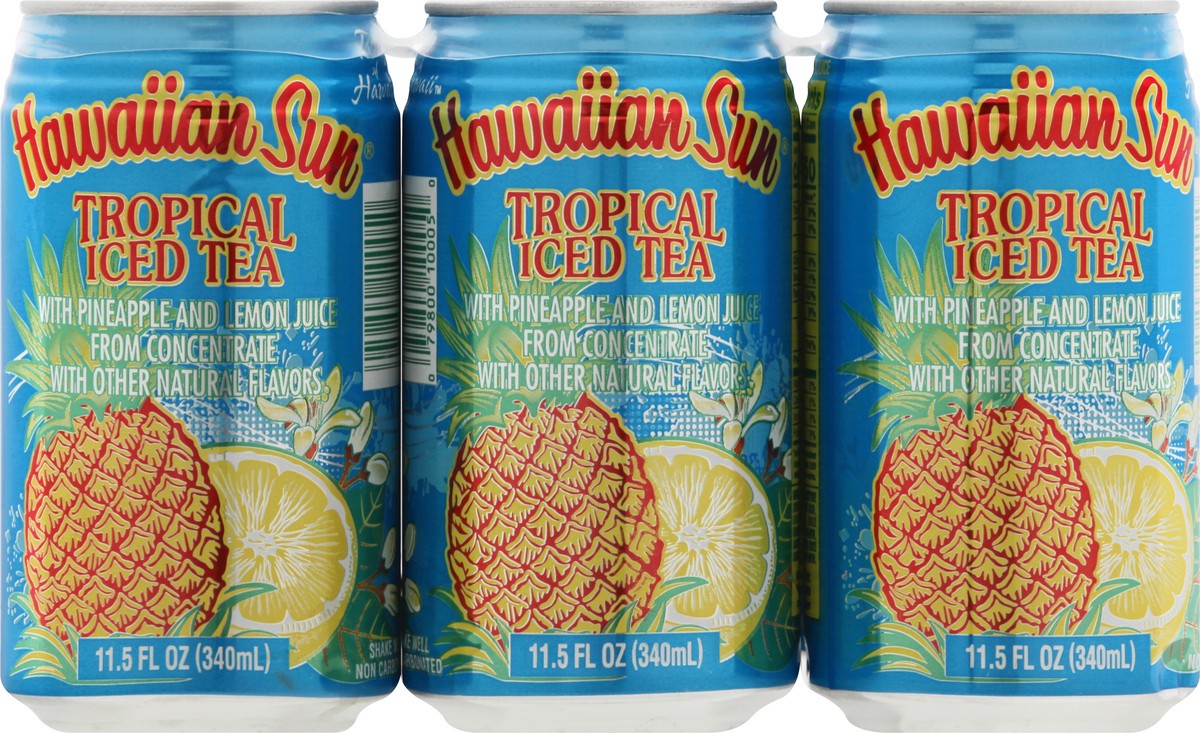 slide 2 of 10, Hawaiian Sun Iced Tea, Tropical - 6 ct, 6 ct