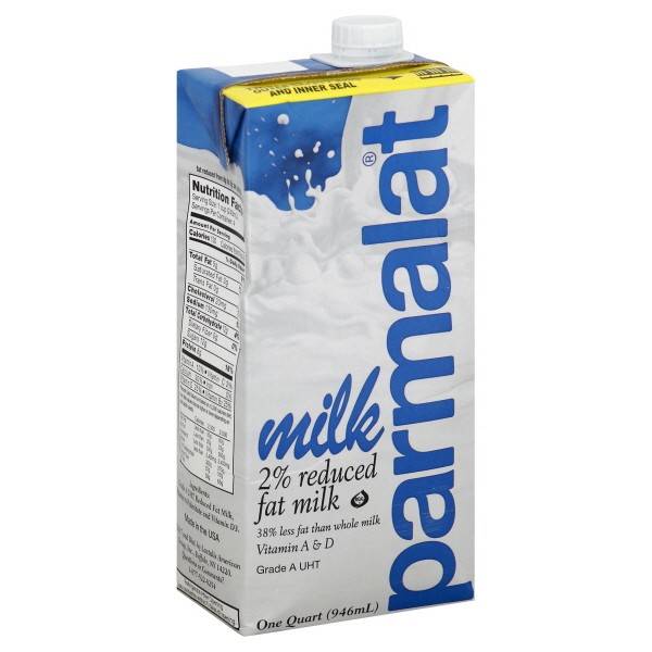 slide 1 of 1, Parmalat 2% Reduced Fat Milk, 1 qt