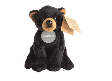 slide 1 of 1, Demdaco Bear Black Honey, 1 ct