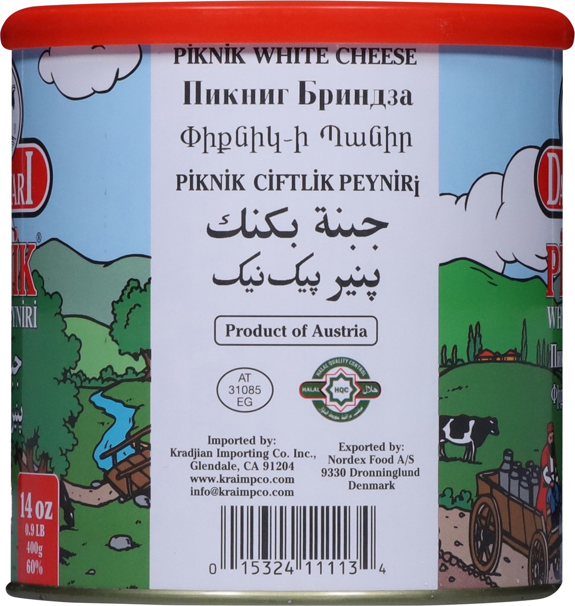 slide 2 of 13, Dairyland Piknik White Cheese 14 oz, 14 oz