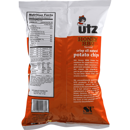 Utz Barbeque Potato Stix, 14 Oz.