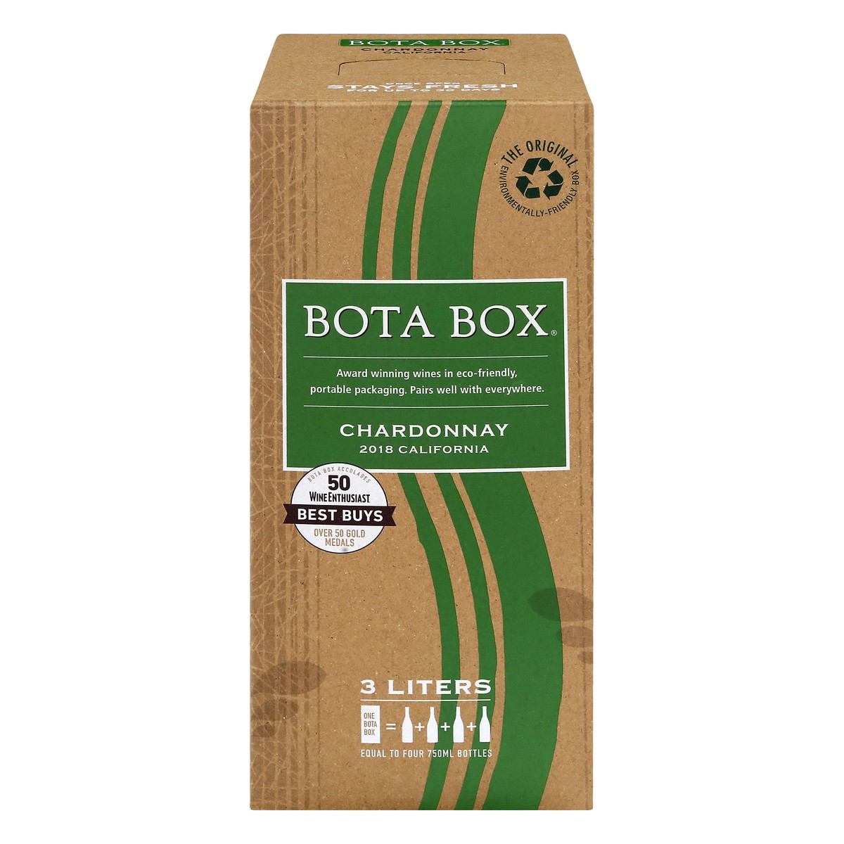 slide 1 of 9, Bota Box Chardonnay, 3 liter