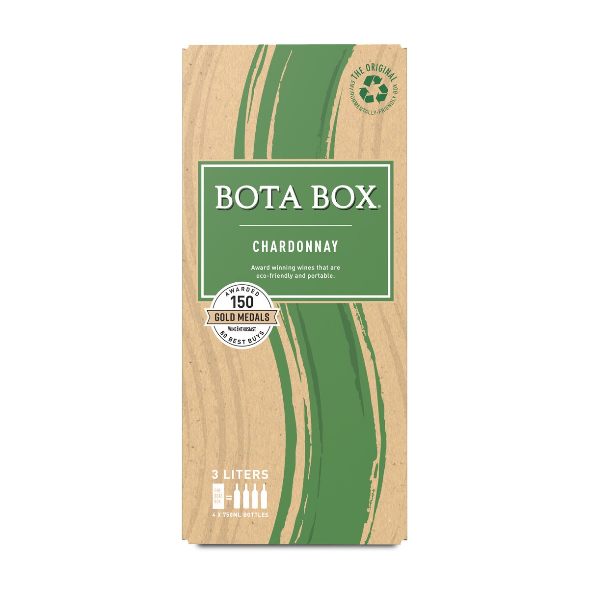 slide 1 of 9, Bota Box Chardonnay, 3 liter