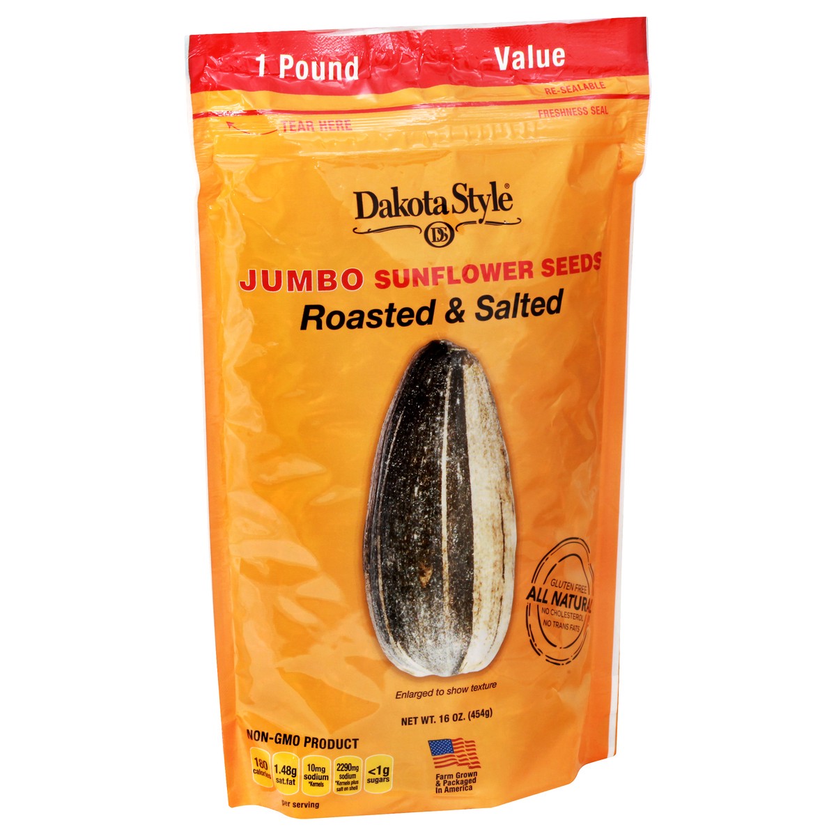 slide 2 of 9, Dakota Style Jumbo Roasted & Salted Sunflower Seeds 16 oz, 16 oz