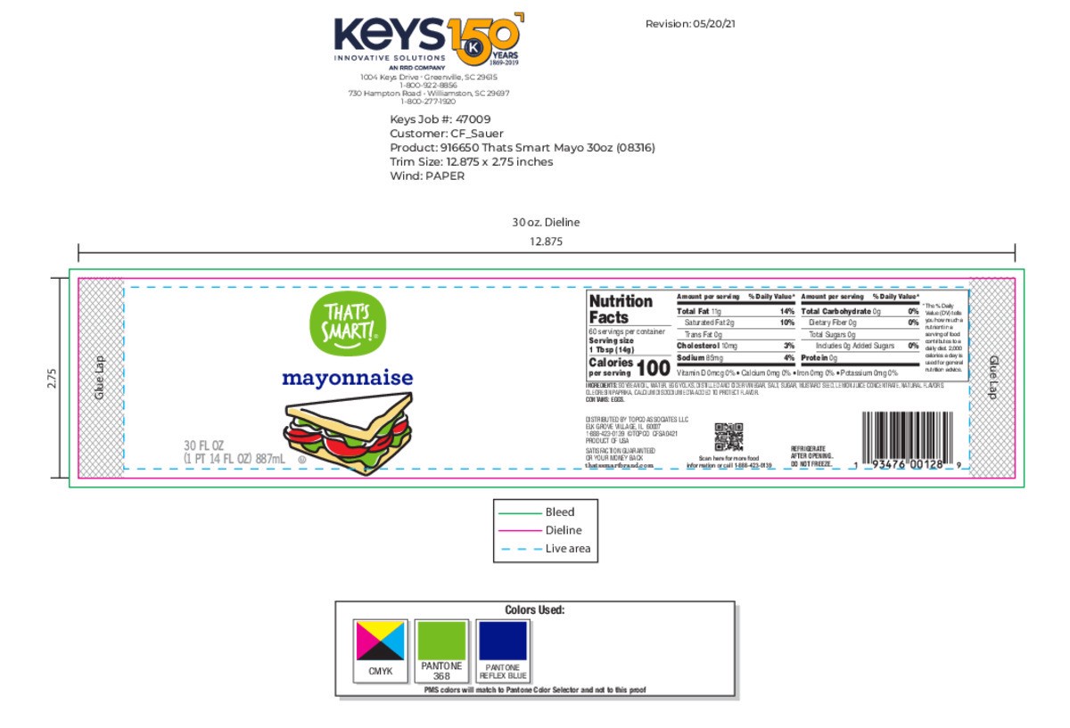 slide 11 of 19, That's Smart! Mayonnaise 30 fl oz, 30 fl oz
