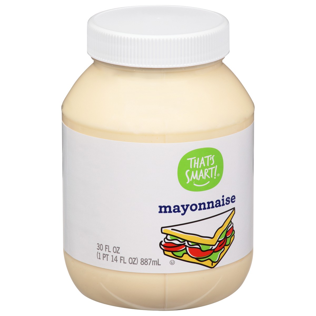 slide 7 of 19, That's Smart! Mayonnaise 30 fl oz, 30 fl oz