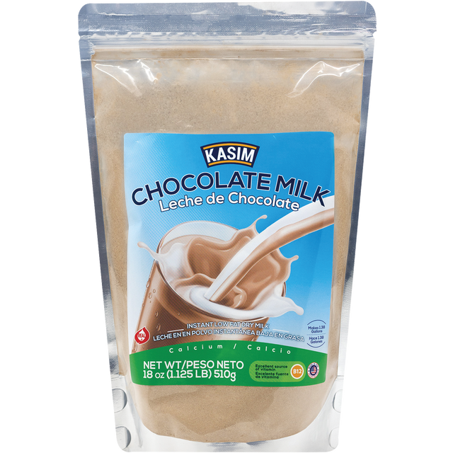 slide 1 of 1, Kasim Brand Powdered Chocolate Milk, 18 oz