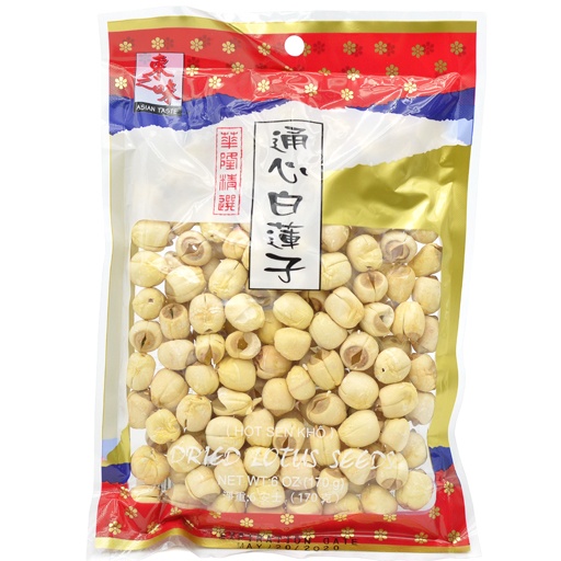 slide 1 of 1, Asian Taste Dried Lotus Seed, 6 oz