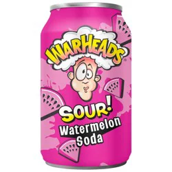 Warheads Sour Watermelon Soda Can - 12 oz