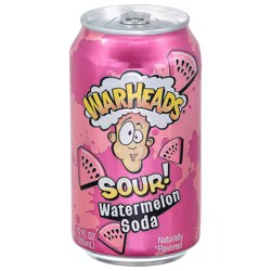 Warheads Sour Watermelon Soda Can - 12 oz