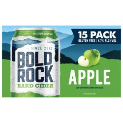 Bold Rock Hard Apple Cider 15pk Can