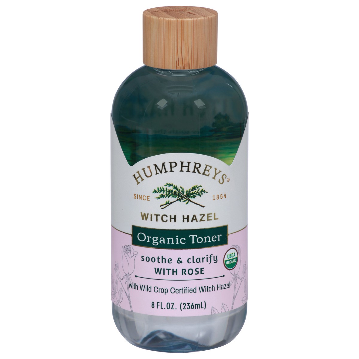 slide 2 of 12, Humphrey's Organic Witch Hazel Soothe & Clarify Toner with Rose 8 fl oz, 8 fl oz