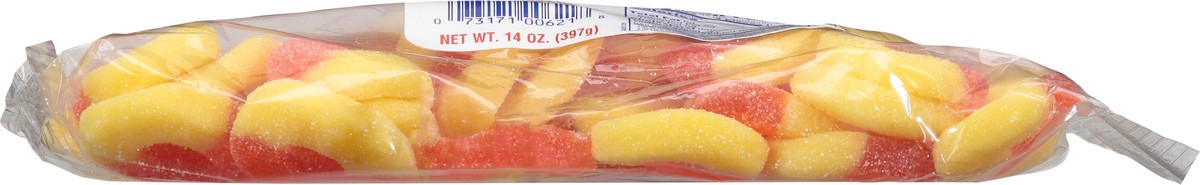 slide 3 of 9, Howe Peach Gummi Rings 14 oz, 14 oz