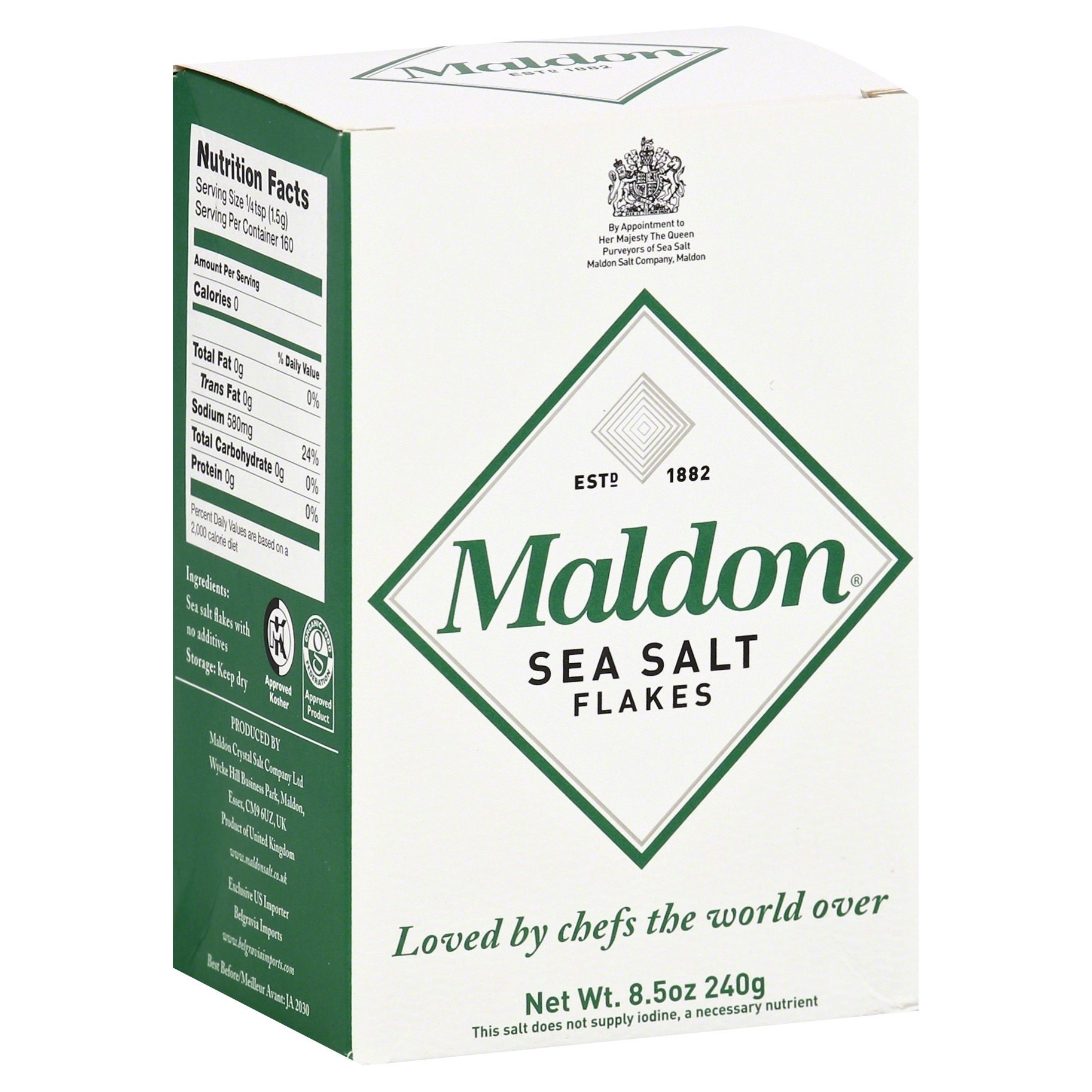 slide 1 of 9, Maldon Sea Salt 8.5 oz, 8.5 oz