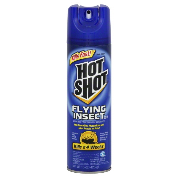 slide 1 of 1, Hot Shot Flying Insect Killer Spray, 15 oz