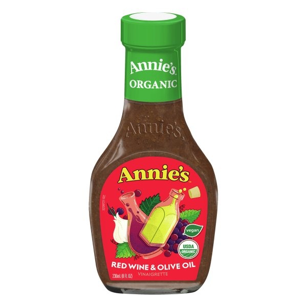 slide 1 of 1, Annie's Naturals Organic Red Wine & Olive Oil Dressing, 8 fl oz