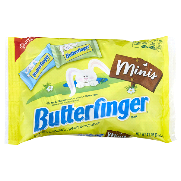 slide 1 of 1, Butterfinger Miniatures, 11 oz