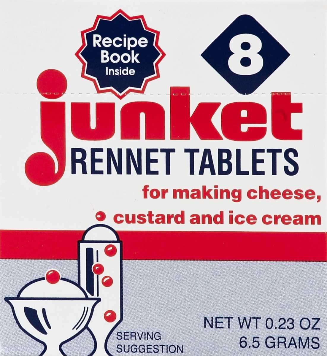 slide 1 of 4, Junket Ice Cream Tablet, 0.23 oz