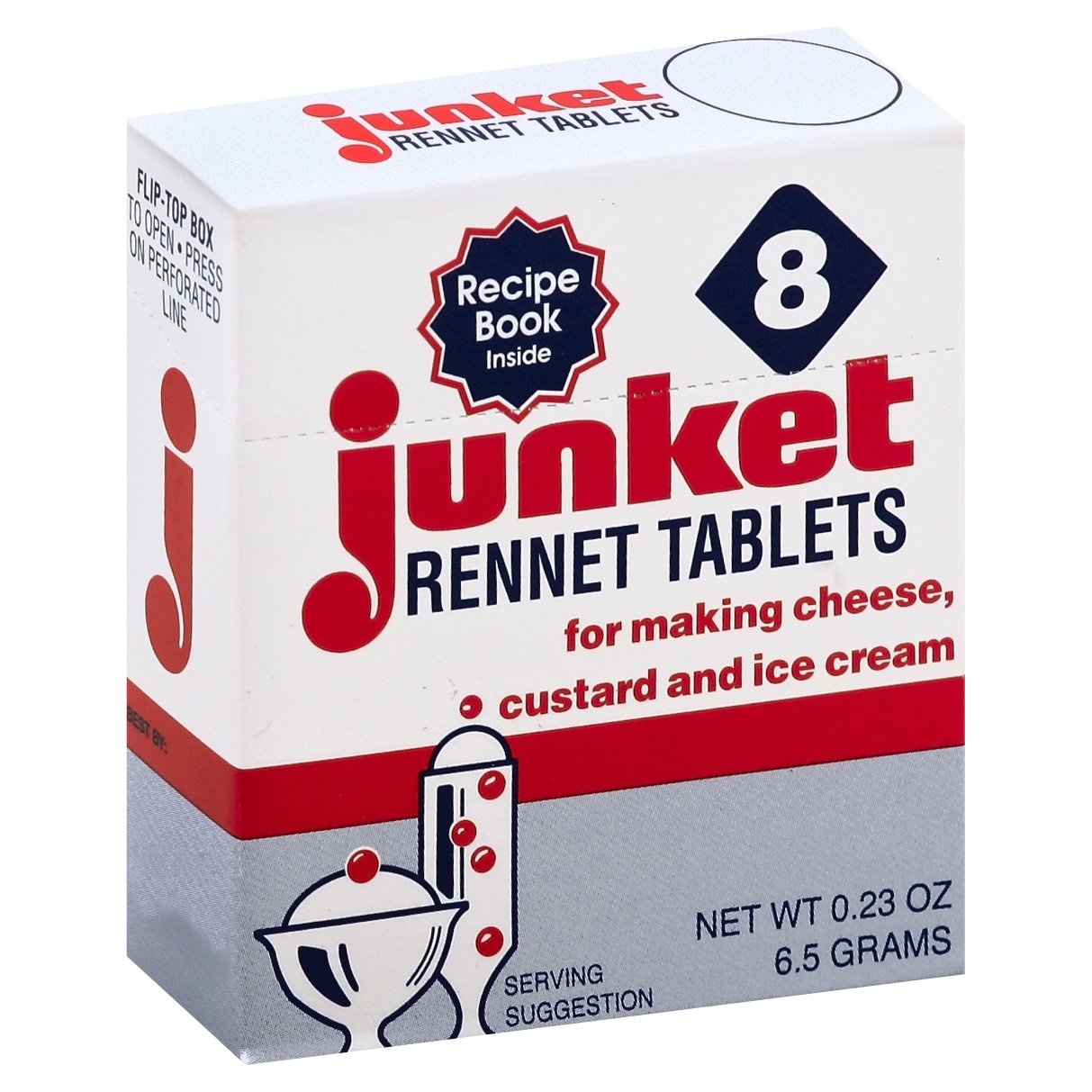 slide 1 of 4, Junket Ice Cream Tablet, 0.23 oz