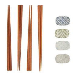 Tabletops Infuse Pad Print Chopstick & Rest Set