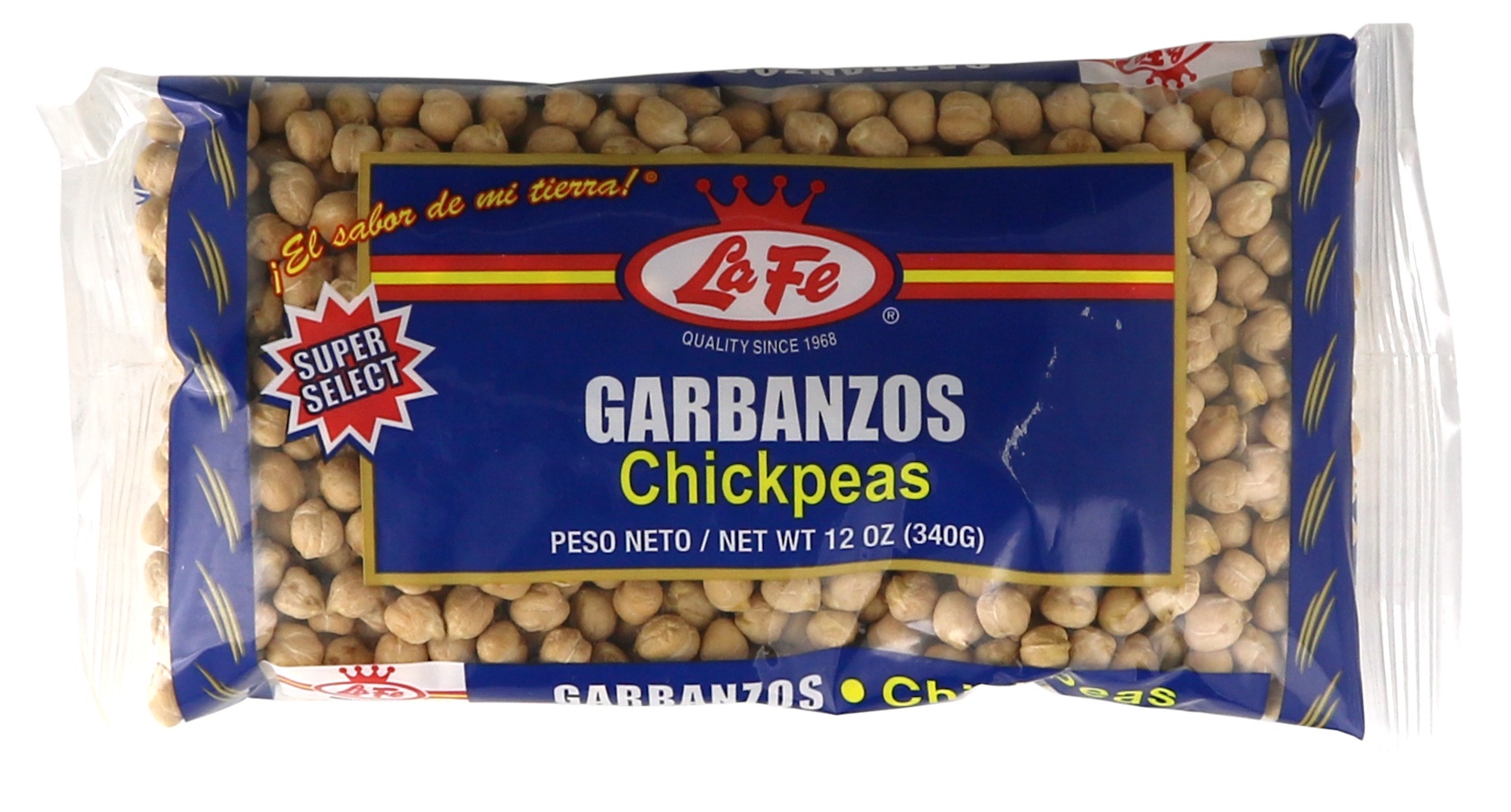 slide 1 of 1, La Fe Garbanzos Dry Chick Peas Bag, 1 ct