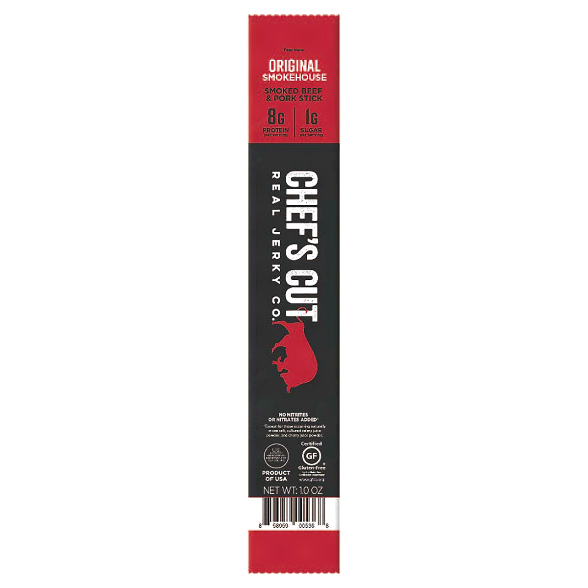 slide 1 of 1, Chef's Cut Snack Stick Original Smokehouse, 1 oz