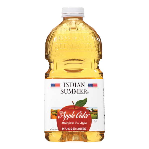 slide 1 of 4, Indian Summer Apple Cider 100% - 64 fl oz, 64 fl oz