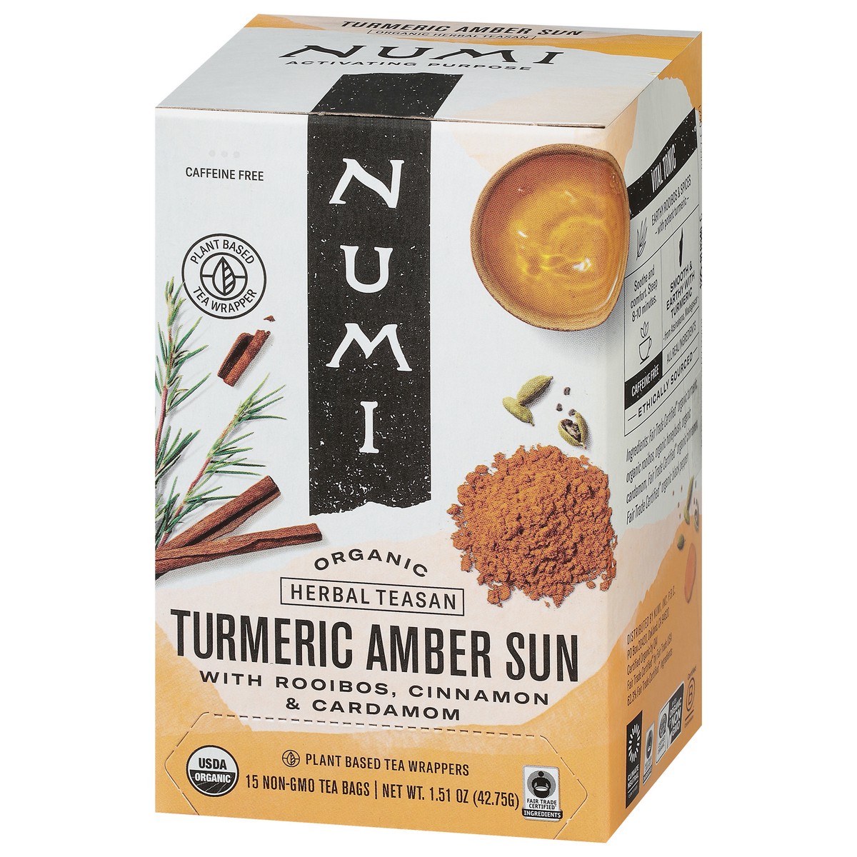 slide 2 of 9, Numi Organic Tea Bags Turmeric Amber Sun Herbal Teasan - 15 ct, 15 ct