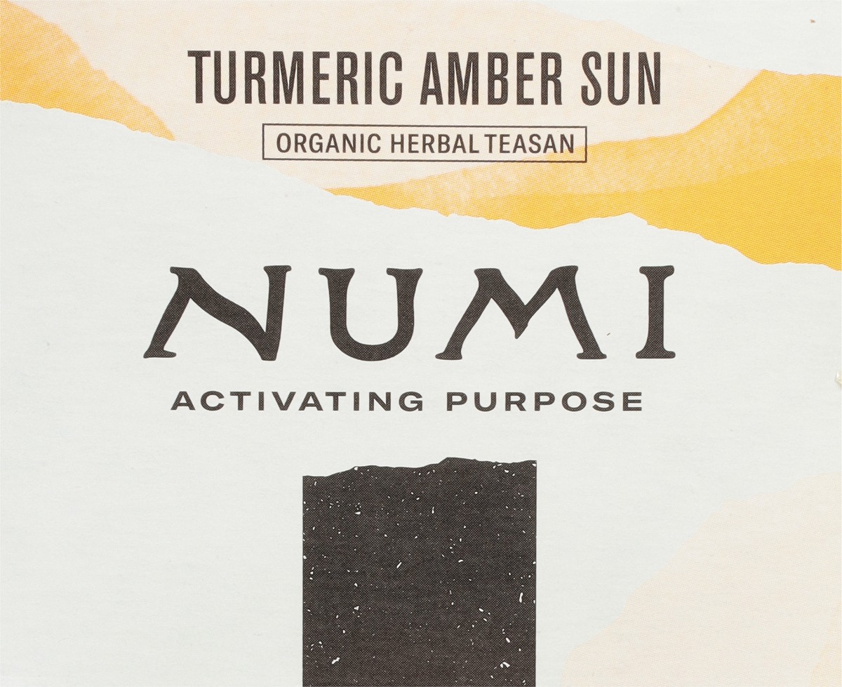 slide 6 of 9, Numi Organic Tea Bags Turmeric Amber Sun Herbal Teasan - 15 ct, 15 ct