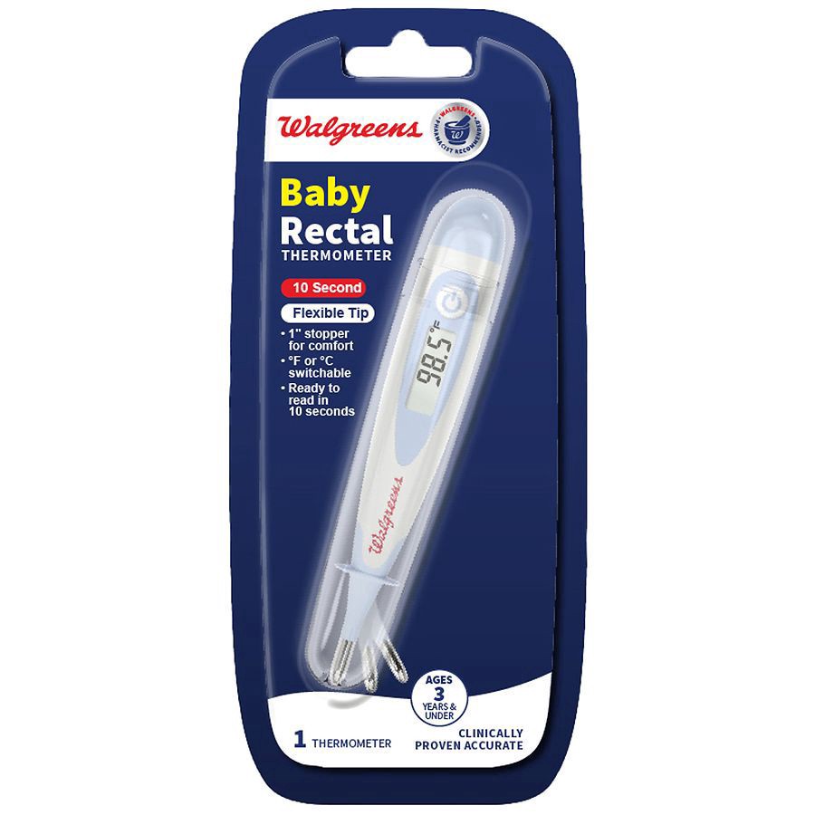 slide 1 of 5, Walgreens Baby Rectal Thermometer, 1 ct