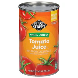 First Street Tomato Juice - 46 oz
