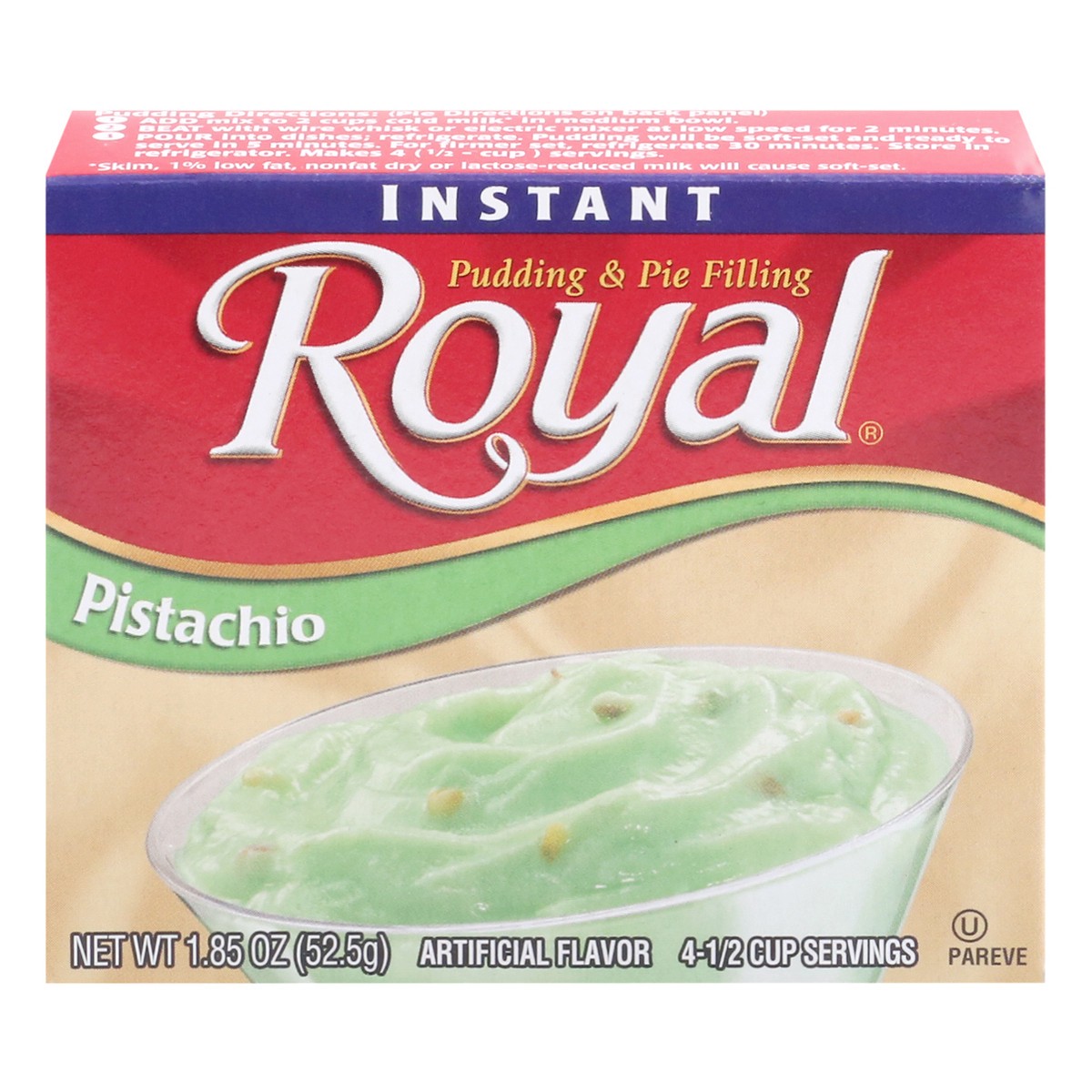 slide 1 of 13, Royal Instant Pistachio Pudding & Pie Filling 1.85 oz, 1.85 oz