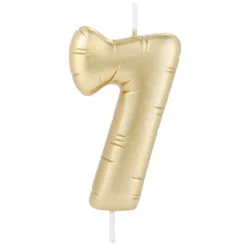 Hallmark Candle Set Gold Seven Balloon