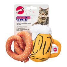 slide 1 of 1, SPOT American Take Out Cat Toy 2 Count, 2 ct