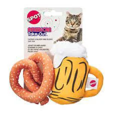 Spot American Take Out Cat Toy, 2 Count