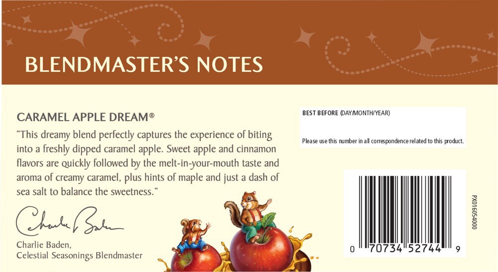 slide 2 of 6, Celestial Seasonings® Caramel Apple Dream® herbal tea, 20 ct