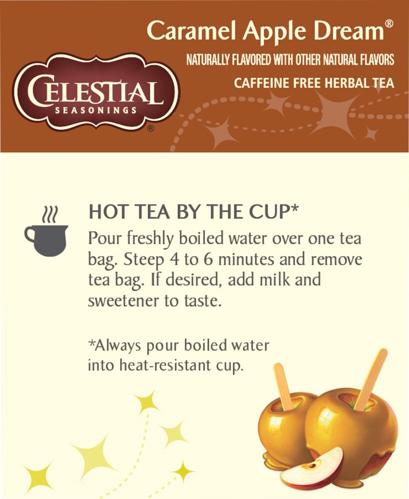 slide 6 of 6, Celestial Seasonings® Caramel Apple Dream® herbal tea, 20 ct