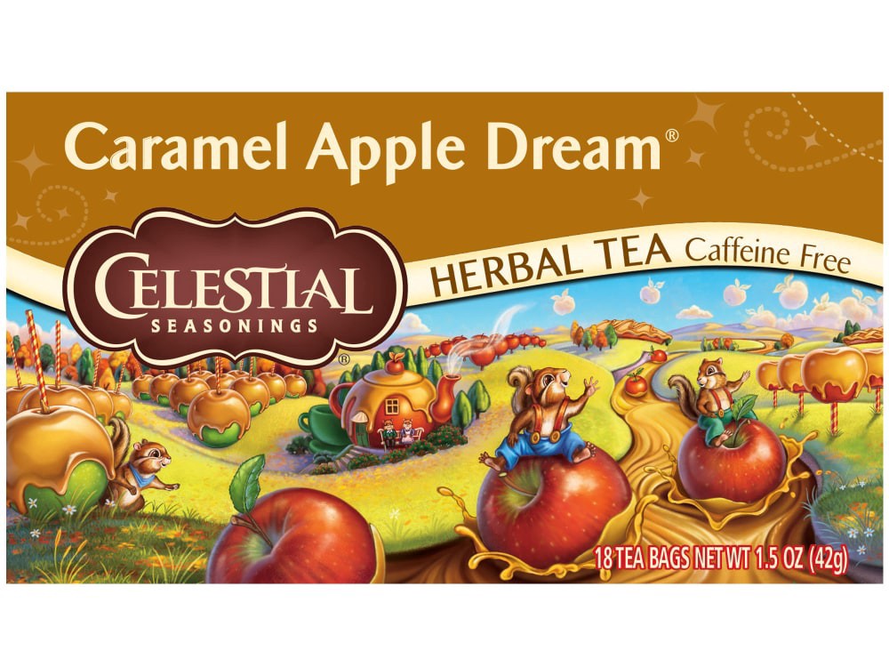 slide 1 of 6, Celestial Seasonings® Caramel Apple Dream® herbal tea, 20 ct