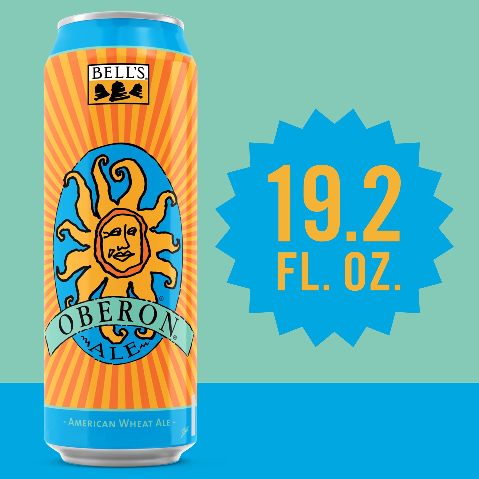 slide 1 of 4, Bell's Oberon Wheat Ale Beer, 19.2 fl oz Can, 19 oz