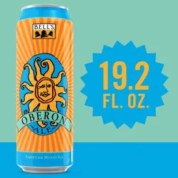Bell's Oberon Wheat Ale Beer, 19.2 fl oz Can