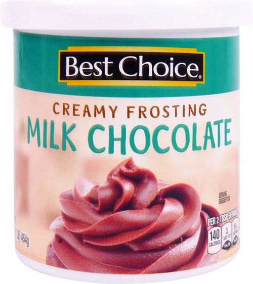 slide 1 of 1, Best Choice Ready To Serve Milk Chocolate Frosting, 16 oz