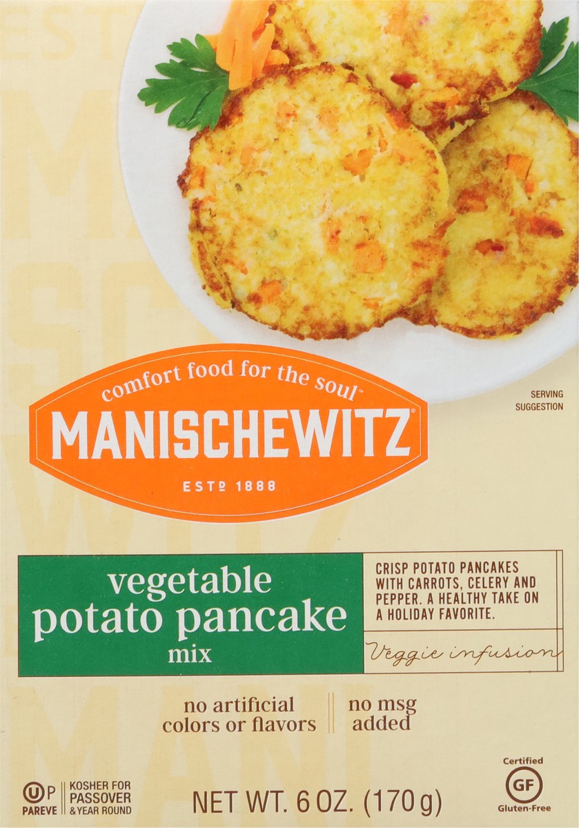 slide 6 of 9, Manischewitz Vegetable Potato Pancake Mix 6 oz, 6 oz