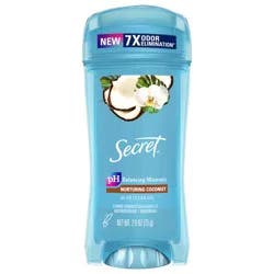 Secret Fresh Clear Gel Antiperspirant and Deodorant for Women, Coconut Scent, 2.6 oz