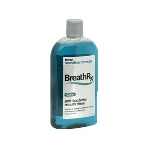 slide 1 of 1, Breathrx Anti-Bacterial Mouth Rinse Sensitive Formula, 16 oz