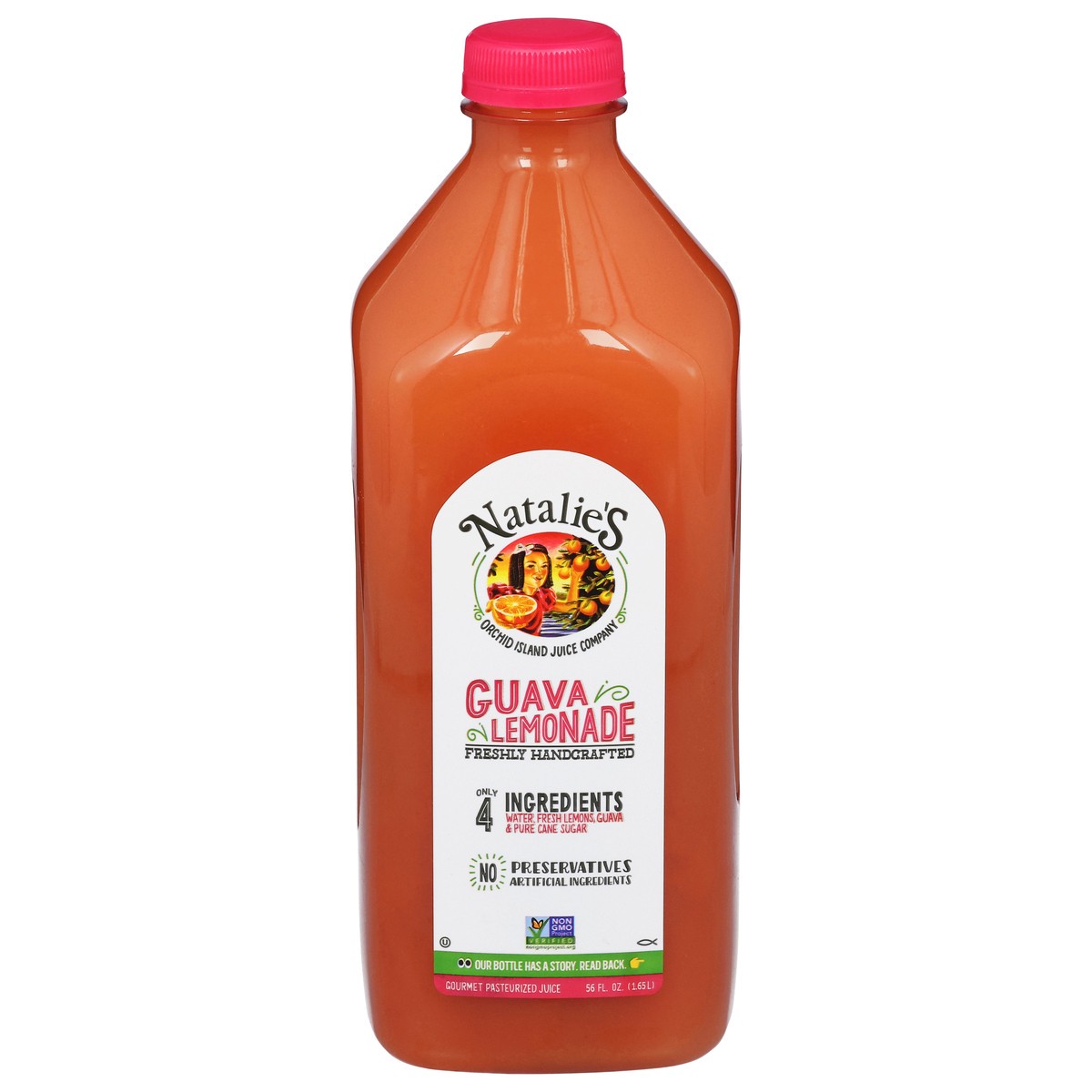 slide 1 of 14, Natalie's Guava Lemonade 56 fl oz, 56 fl oz