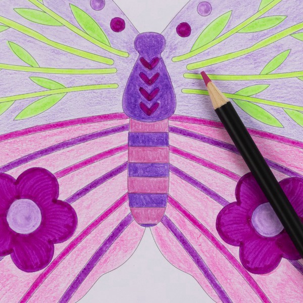 slide 8 of 8, Brea Reese Vivid by Brea Reese® Shaped Mixed Media Paper Pad, 9-3/4"" x 7-1/2"", Butterfly, Pad Of 24 Sheets, 1 ct